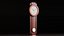 Moderne Pendelwanduhr aus Holz