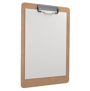 3D Clipboard model