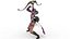 para mujer Archer girl Stock de dibujos animados en 3D