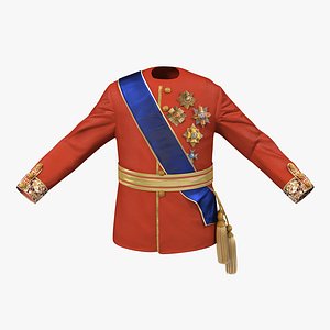 3d model royal king costume 5
