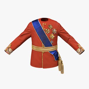 Royal King Costume 5 3D Model