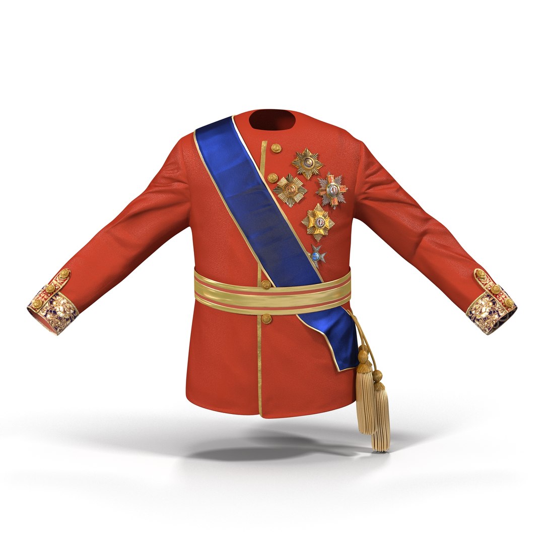 Royal King Costume 5 3D Model