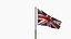 3D Animated  United Kingdom Flag