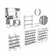 Collezione di mensole in stile LOFT