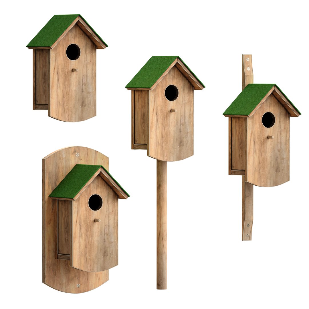 Wooden birdhouse 3D model https://p.turbosquid.com/ts-thumb/9u/lmxVay/Dz/c0000/jpg/1687252371/1920x1080/fit_q87/1d1ba69a73e2e0368b67af76c6fdfa857186fd1b/c0000.jpg