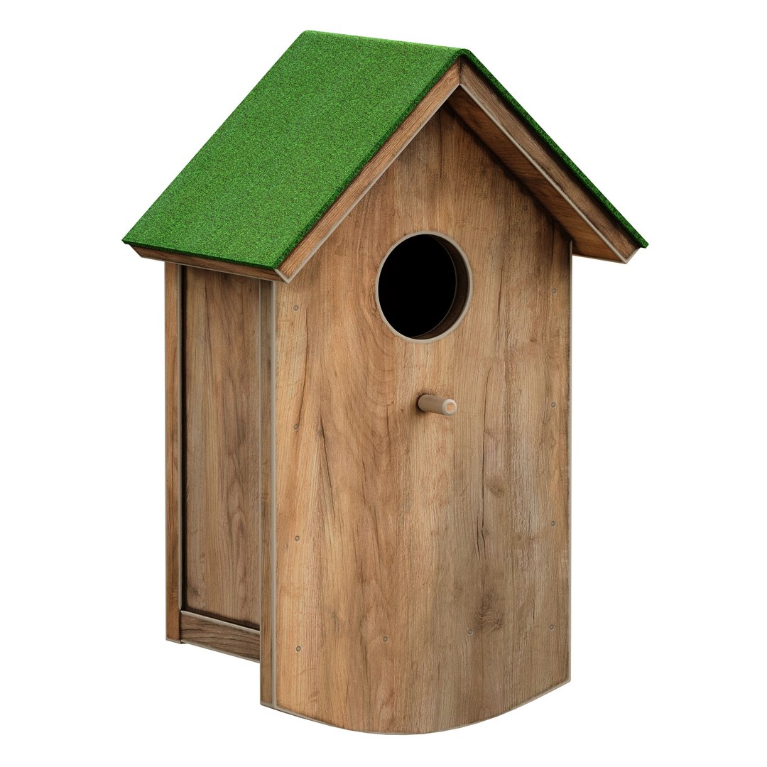 Wooden birdhouse 3D model https://p.turbosquid.com/ts-thumb/9u/lmxVay/L6/c0012/jpg/1687252377/1920x1080/fit_q87/5a052083a25066351284b93f1e3b16fb89f73594/c0012.jpg