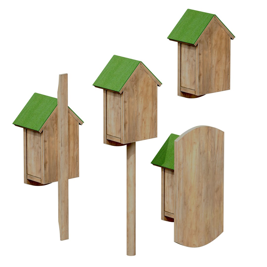 Wooden birdhouse 3D model https://p.turbosquid.com/ts-thumb/9u/lmxVay/lq/c0010/jpg/1687252375/1920x1080/fit_q87/6af10409c0f71334e245e013052b2bc5dd3f44cc/c0010.jpg