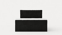 Boxy Box Bed 160x200 Cm Svart