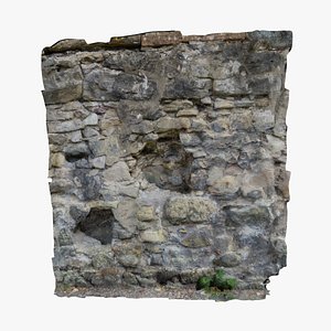 Stone wall with Hole Photoscan 3D