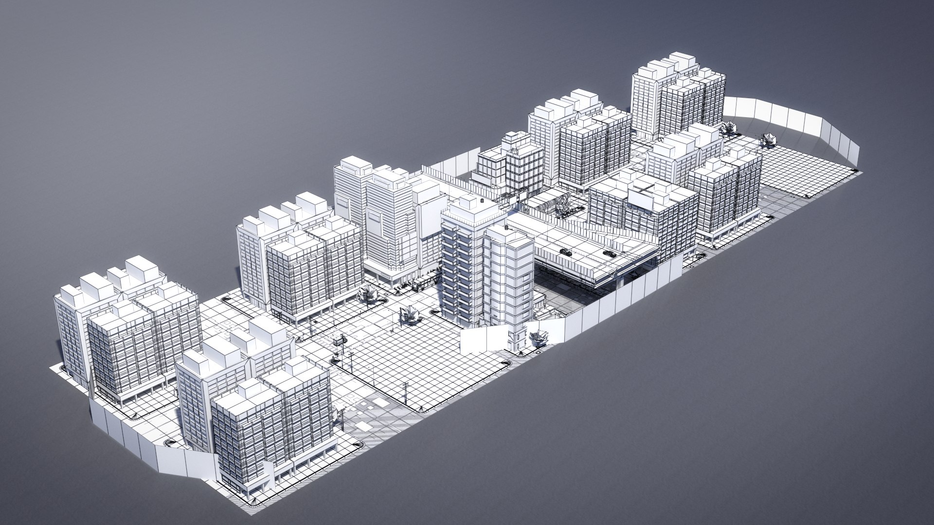 3D Tw Street Mrt Model - TurboSquid 2341105