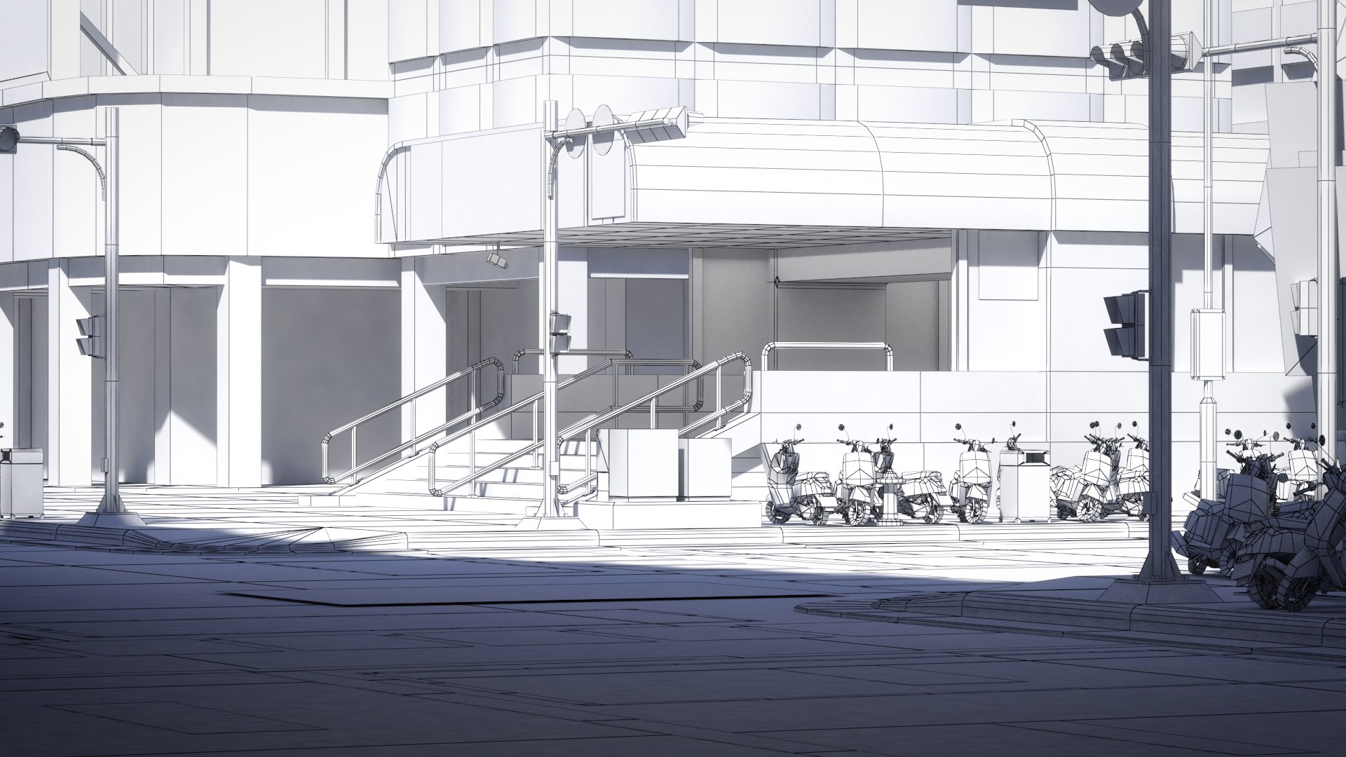 3D Tw Street Mrt Model - TurboSquid 2341105