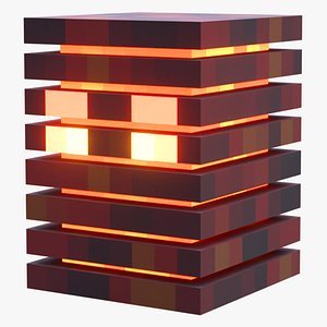 Minecraft Magma Cube Rigged 3D Model Game Ready 4K PBR 3D model