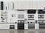 Modern Kitchen Appliances Range Hood Stove Pack