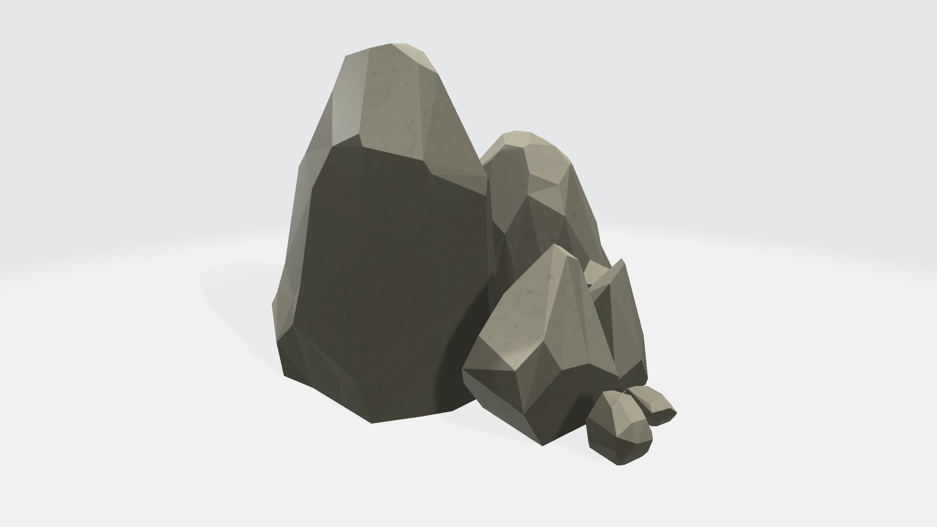 Large Rocks - Low Poly 3D Model - TurboSquid 2364635