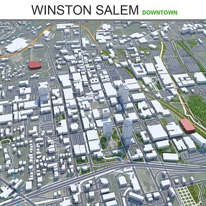 Winston Salem Downtown North Carolina USA