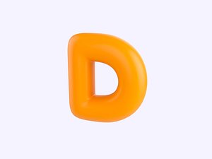 D Alphabet 3D model