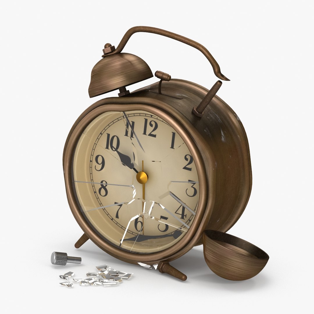 Max Damaged Alarm Clock Dirty, image size:1080x1080