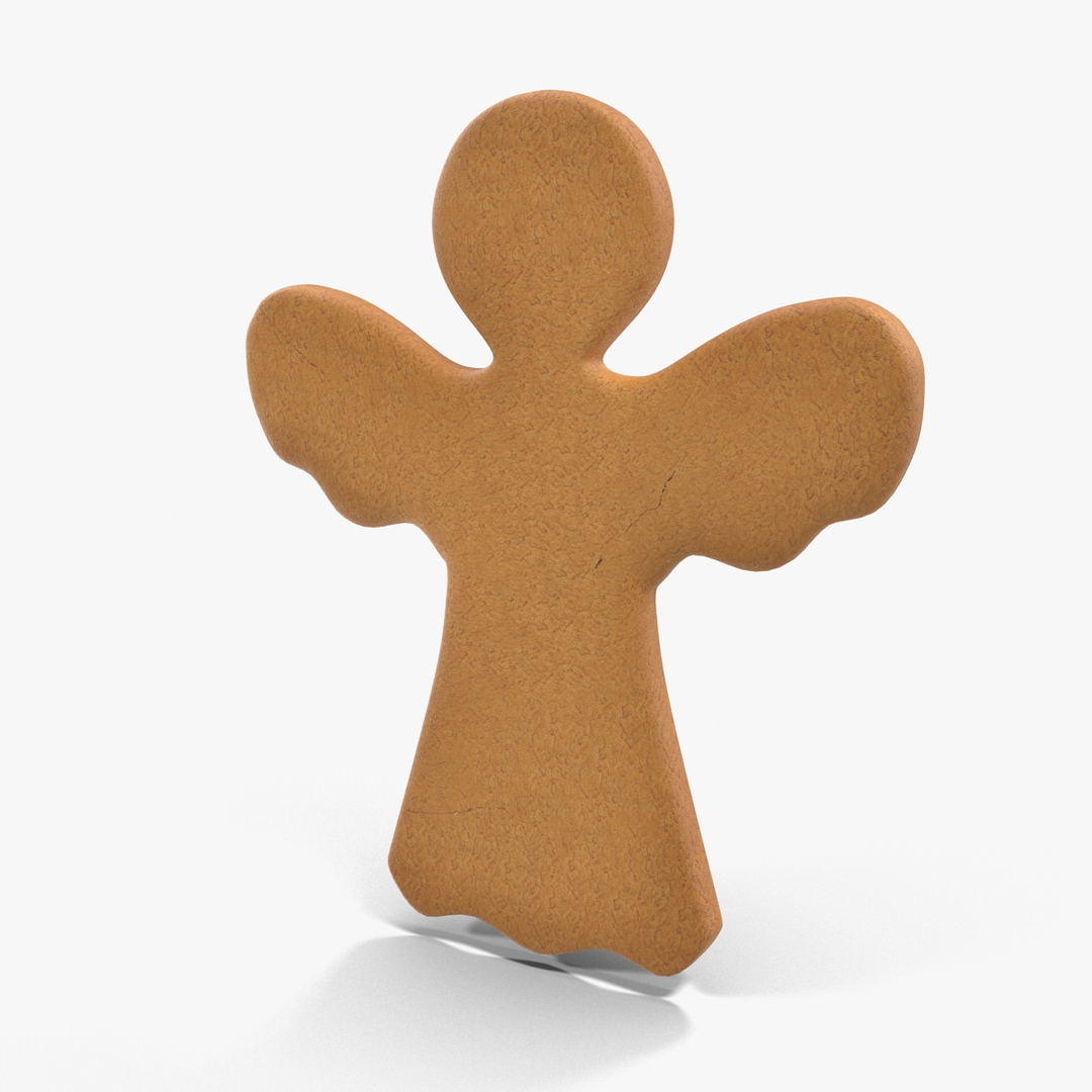 Gingerbread Cookie Angel 03 3d Max