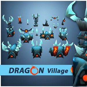 Dragon RTS Fantasy Buildings