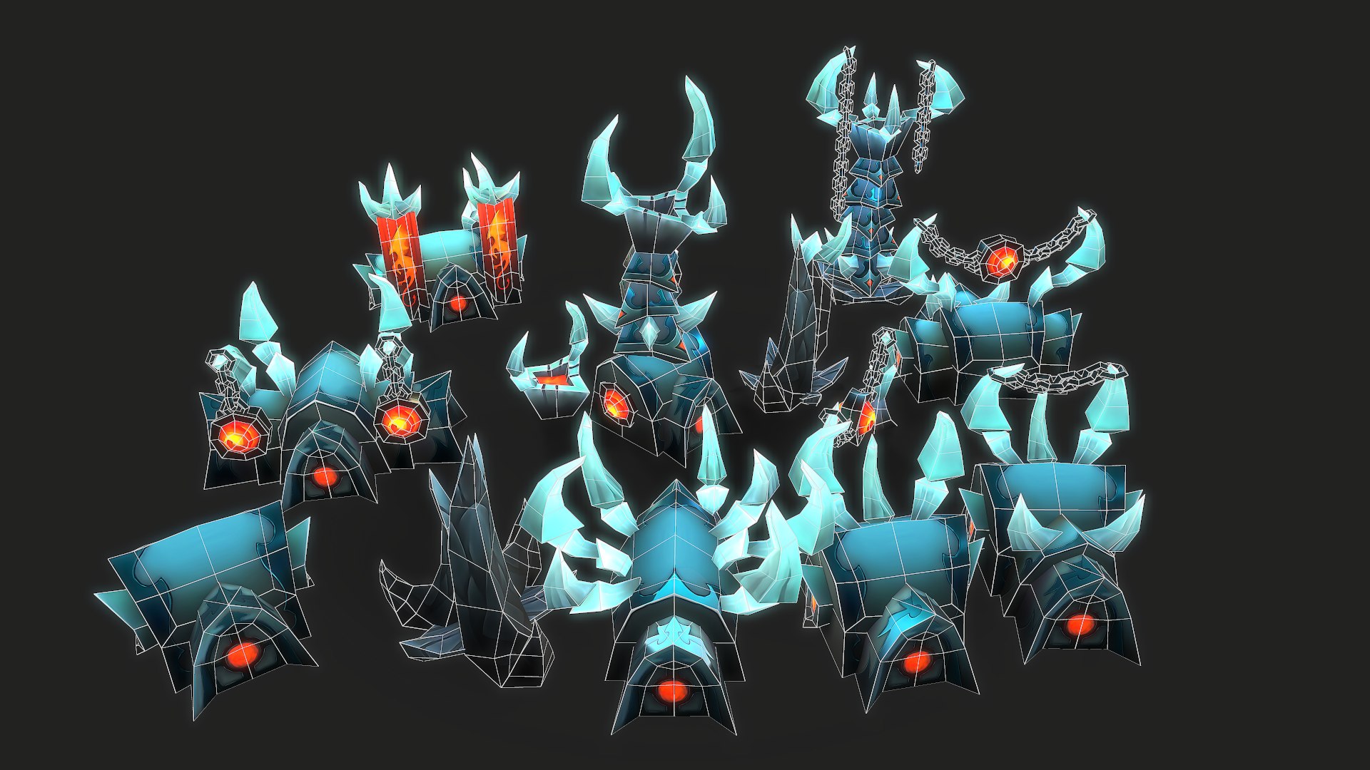 Dragon RTS Fantasy Buildings 3D Model - TurboSquid 1795658