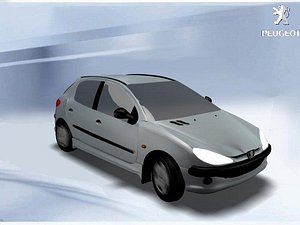 Peugeot 206 3D Models for Download