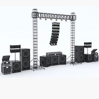 Concert Stage and Equipment