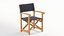 Folding director chair