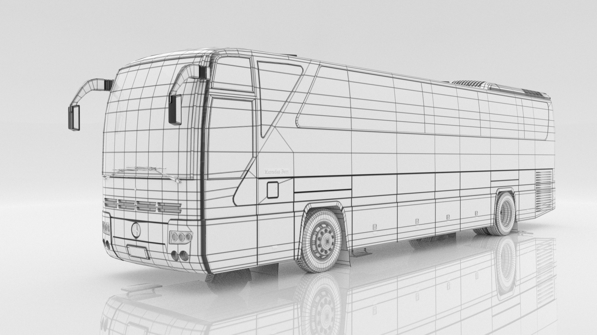 Mercedes Benz Bus 3d Model - Turbosquid 1671932