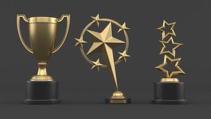 3D model Trophy Cups