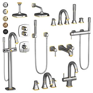 3D Grohe grandera set 1 model