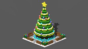 Xmas House Voxel - 10