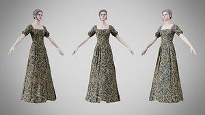 Dress 27 Royal Baroque Brocade v2