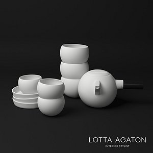 Carina Seth Andersson Tea Set - Lotta Agaton (CORONA - VRAY)