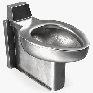 Floor Stainless Steel Toilet Used