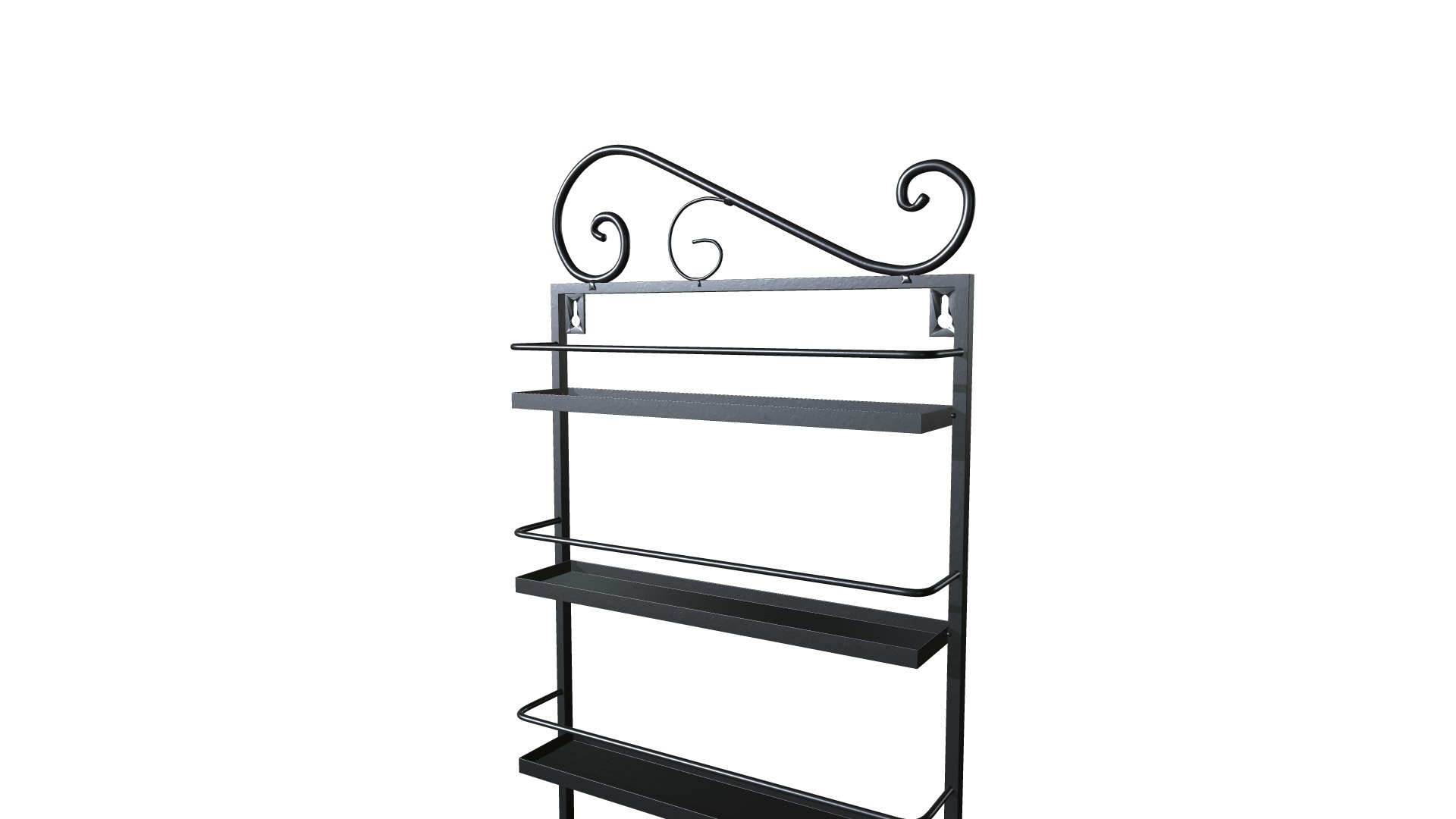 3D Wall Rack model - TurboSquid 2083817