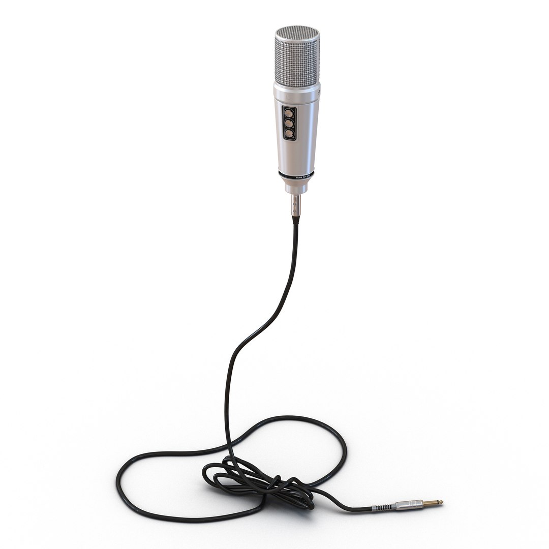 Studio Microphone Rode 3 3D Model 3D model preview