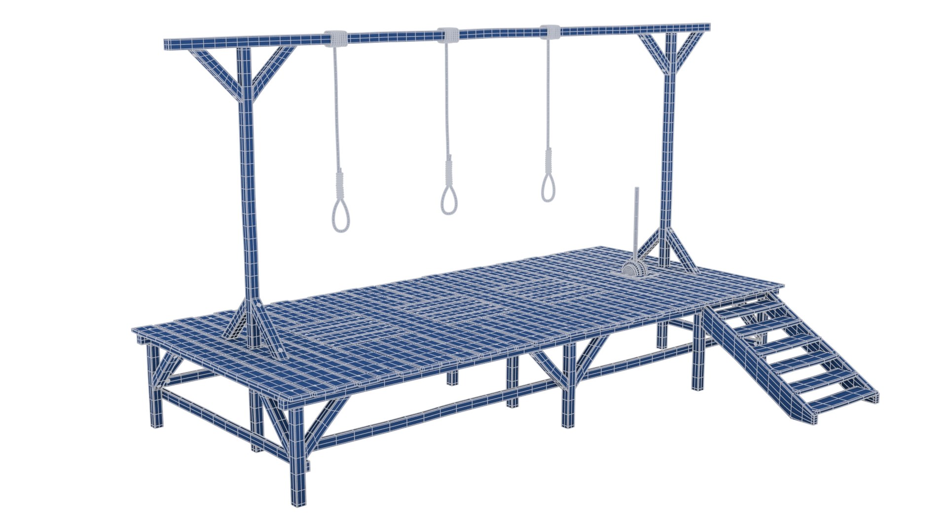 3D Gallows - TurboSquid 1792340
