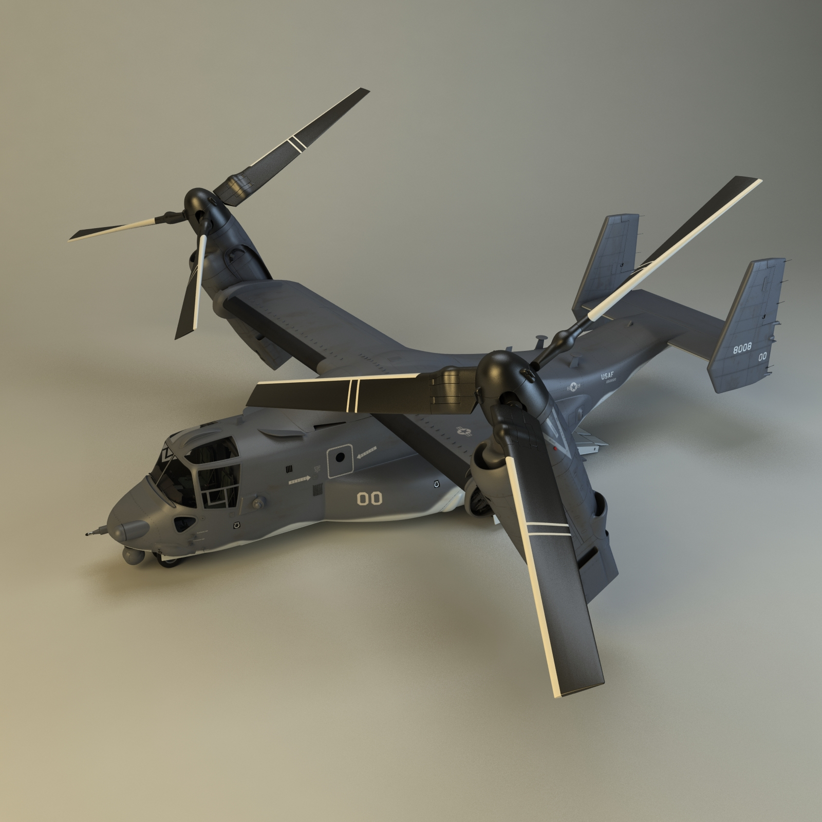 cv-22 osprey 3d model