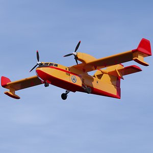 3D Canadair CL-415 model