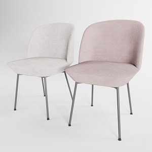 Fabric covered dining and wedding seats 3D