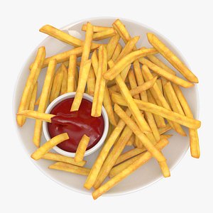 French Fries with Ketchup