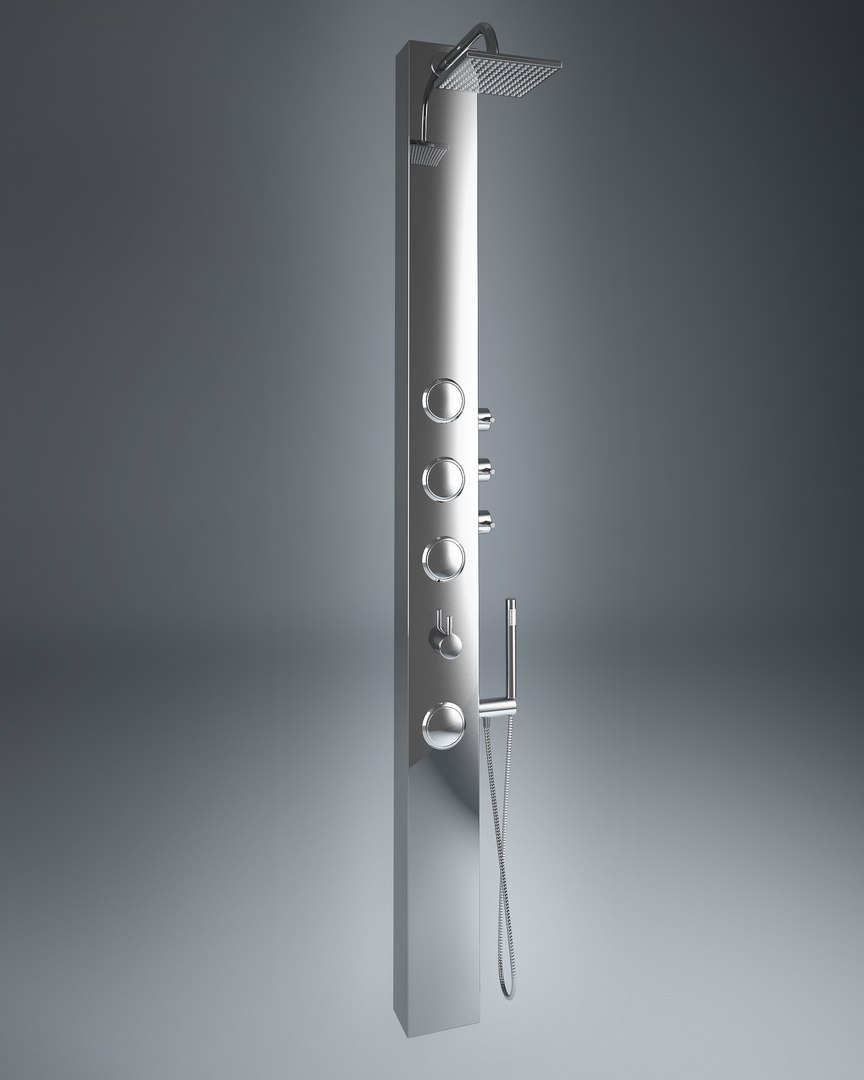 hydromassage panel 3d model