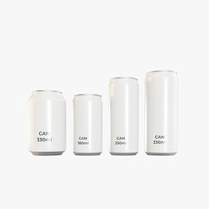 Beverage Cans Collection 3D model