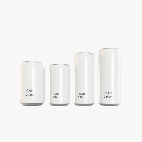 Beverage Cans Collection 3D model