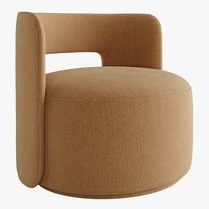 3D Theo S Swivel Armchair