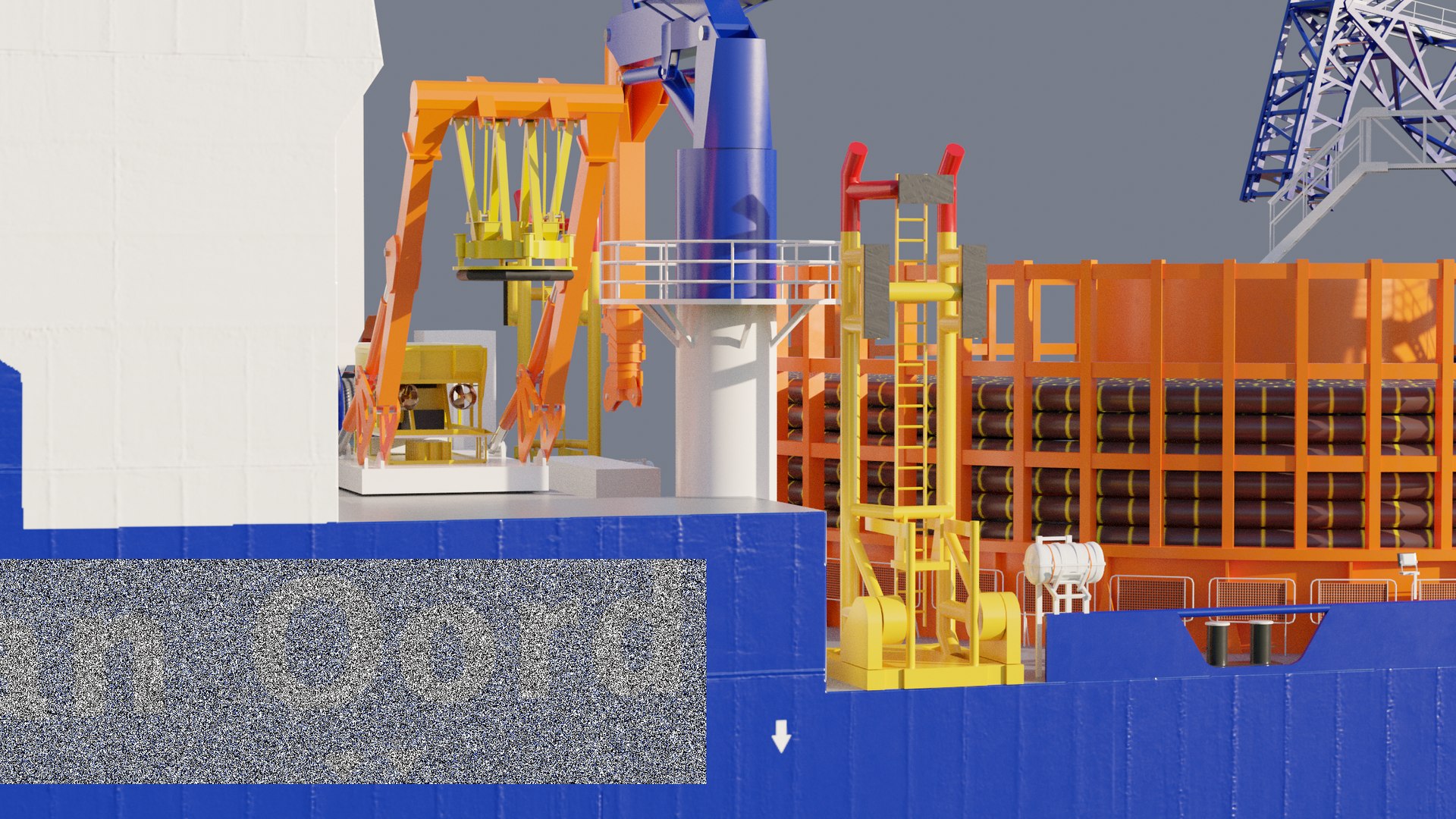 Cable Laying Vessel 3D Model - TurboSquid 2309463