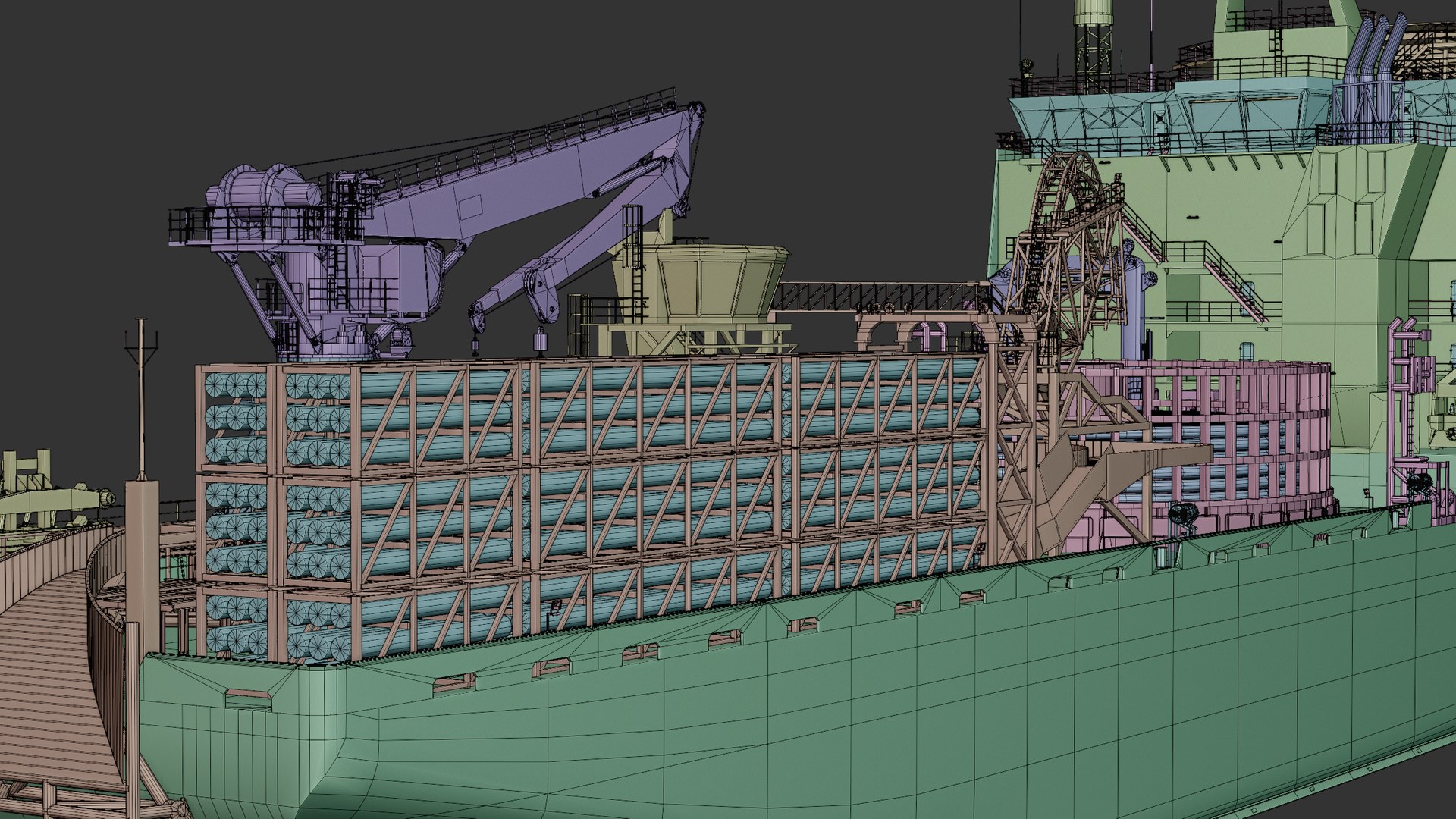 Cable Laying Vessel 3D Model - TurboSquid 2309463