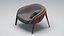 Sillón moderno de madera con cojín
