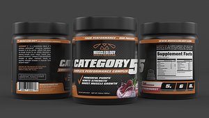 Protein Powder 3D model