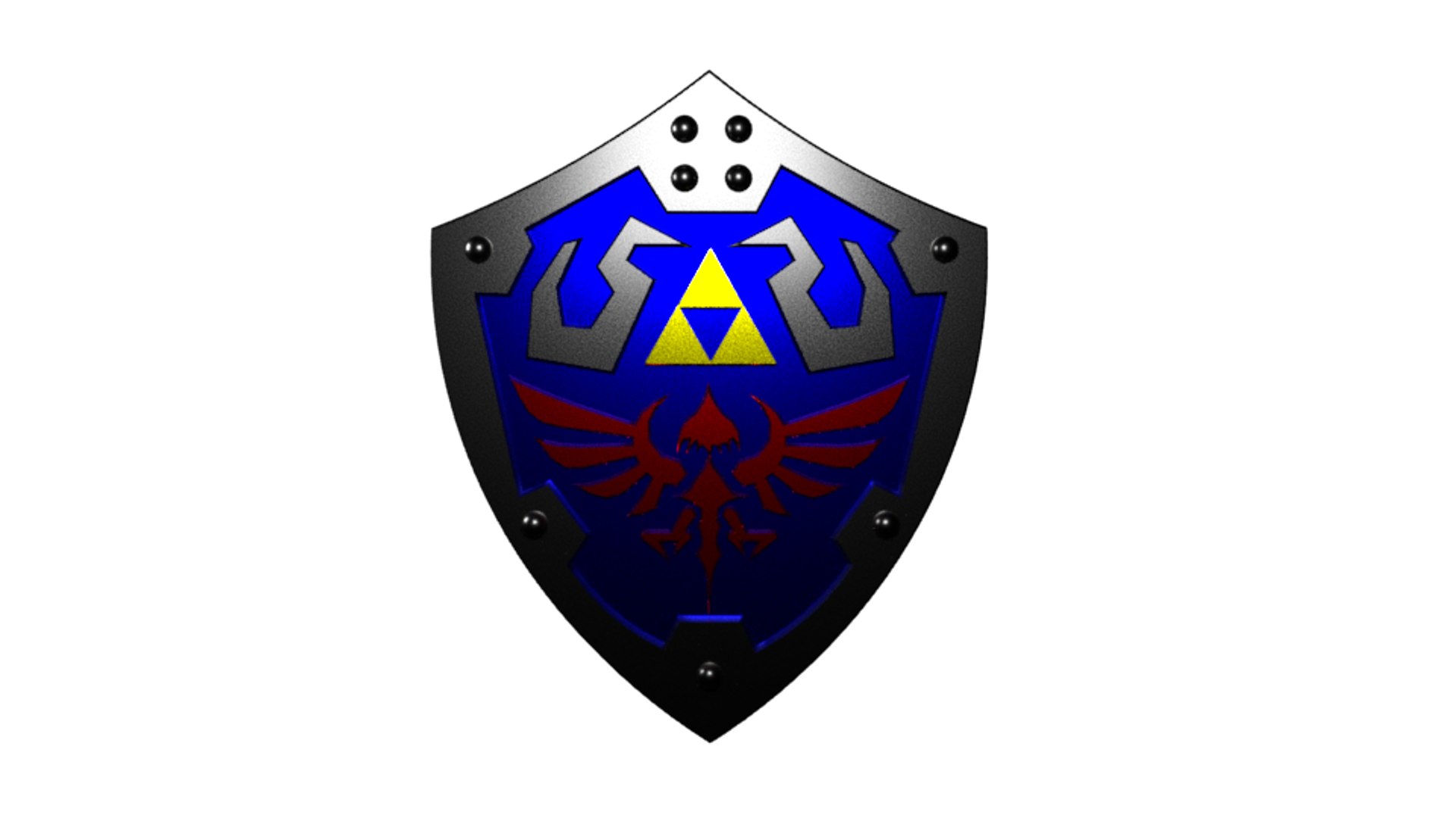 Hyrule Shield 3D Model - TurboSquid 1633719